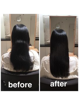 セイロン(CEYLON) 髪質改善ビフォーアフター