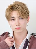 韓国フェザーパーマニュアンスパーマセンターパートショート