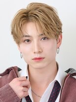 オーシャントーキョー サニー 原宿(OCEAN TOKYO Sunny) 韓国フェザーパーマニュアンスパーマセンターパートショート