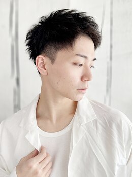 ポルトアズール(porteazur)の写真/【似合わせメンズカット+スカルプ炭酸クレンジングシャンプー】髪型はもちろん頭皮まで爽やかにchange★