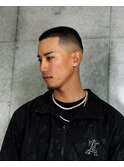 MEN'S HAIR/バズカット×フェード/漢髪/短髪/かりあげ