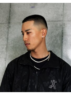 メッツ 原宿(METS) MEN'S HAIR/バズカット×フェード/漢髪/短髪/かりあげ