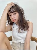 コテ巻き風パーマ/ニュアンスパーマ/デジタルパーマ/前髪パーマ