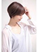 丸みショート/マッシュショート/小顔ショートボブ/大人ボブa