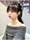 韓国ヘア ワンホンヘア くびれヘア レイヤーカット
