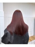 韓国顔まわりレイヤーカットグレージュオリーブベージュブラウン
