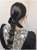 【Lilly渋谷】#ヘアセット#ヘアアレンジ#編み込み#編み下ろし