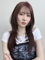 ロンドアンメゾン 原宿(Lond un Maison.)&nbsp;ブリーチなしチェリーブラウン髪質改善縮毛矯正酸性ストレート