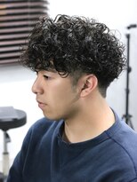 マーズ(MARS) プードルパーマ スパイラル ツーブロック 無造作マッシュ