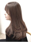 ALLY 稲木　クリスマス前に紅茶色で可愛く