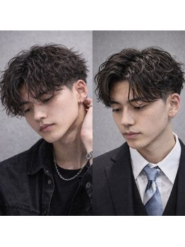 ライズ 綾瀬店(RISE)の写真/メンズ専門パーマ特化サロン「なんとなく」を正確に叶える再現性◎洗練されたパーマ技術で毎日を格好よく！