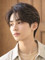 ビューティースペースラルジュヘアー(Beauty Space Large hair)&nbsp;アッシュ系カラー暗髪イケメンウェットスタイリングエアリー