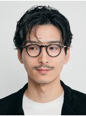 フェザーショートフェザーパーマニュアンスパーマショートヘア