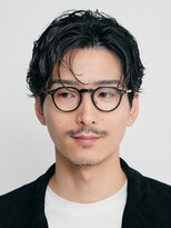 テン 心斎橋(tenn.) フェザーショートフェザーパーマニュアンスパーマショートヘア