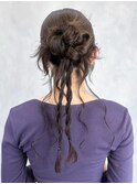 ロングヘアアレンジアップ夏祭り_ba594671
