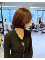 ヘアーポケット リタ(HAIR POCKET ritta)&nbsp;タンバルモリボブ×レッドブラウン2/17