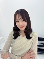 コア プラス 立川(COA PLUS) 透明感カラー髪質改善ダブルカラー韓国レイヤーカット前髪顔周り