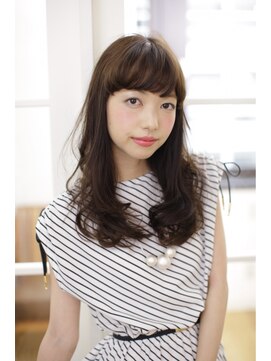 アリエッタ(aRietta) 【aRietta】厚めバングが大人かわいいヌーディーカール/抜け感