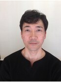柔らかいパーマにツーブロックを