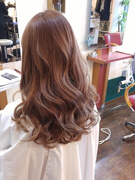 フェリシータ 緑地公園店(felicita) 抜け感ピンク☆彡イルミナカラーコーラル