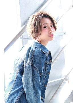 ヘアサロンエム 川越(HAIR SALON M) アビスベージュ☆ショートボブ