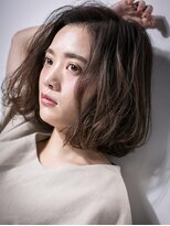 カバーヘア ブリス 戸田公園西口店(COVER HAIR bliss) *bliss戸田公園*くせ毛風ルーズカールのブランジュ大人ボブw