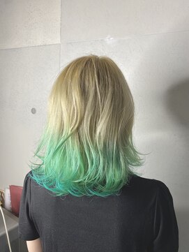 遊人セントラル(CENTRAL) ☆ブロンドミントカラー☆