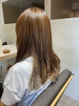 ヘアサロン テラ(Hair salon Tera) 透明感たっぷりベージュ系インナーカラー