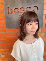 ボスコ 下北沢店(bosco) 外ハネミディアム ≪saya≫