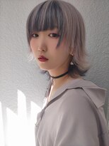 リアイス(Re:ICE)&nbsp;ミニウルフ/くすみブルー/流れるレイヤー/インナーハイライト