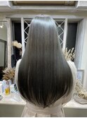 透明感ダークグレージュ