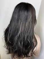 フロート 小阪店(float)&nbsp;アッシュグレー_マロンベージュ Aラインボブ かきあげ