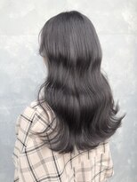 アース 天満橋店(HAIR & MAKE EARTH) 20代30代40代ゆるカール外ハネくびれアッシュ髪質改善カラー