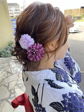 シャンプー ボーイ 宮崎柳丸店(SHAMPOO BOY) 浴衣アレンジ