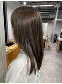 ナチュラルストレート_ショコラベージュ