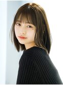 大人可愛い20代30代40代小顔ヘア原宿表参道ボブココアベージュ