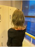 20代30代40代ブリーチなしオリーブグレージュくびれミディ