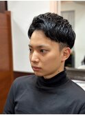 束感ショート2ブロックスタイル