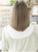 ■グレージュカラー前下がりボブディ201-2★上尾20代30代40代