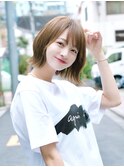 20代30代40代◎小顔ショートボブチョコレートカラー新宿代々木