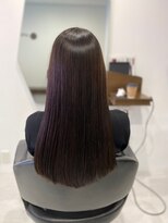 ルルディ バイ アフロディーテ銀座(luludi by APHRODITE) くびれヘア/アプリコットオレンジ/ハイライト/縮毛矯正/銀座