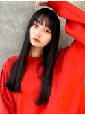 髪質改善で作る美髪ストレート 美髪縮毛矯正 前髪カットAuju