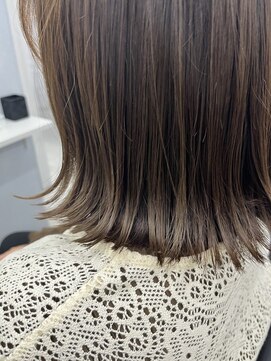 アオアクア バイ グルグル 小岩店(ao akua by GULGUL) 大人気◎外ハネボブ×チョコレートブラウン