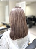 韓国ヘアくびレイヤーエモージュ小顔ミルクティーベージュ★TARO
