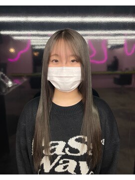 キジ(KIJI) ★透明感が可愛い★グレージュ×外国人風カラー★