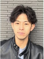 クオンヒール(QUON HEAL) 波打ちパーマ刈り上げセンターパート波巻きツイストスパイラル