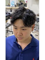 エル(EL by green)&nbsp;【RYUYA】短髪ショートアップバング×ツイスパパーマ