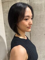 ヘアーアンドメイク ファット(Hair&Make PHAT)&nbsp;20代30代40代50代大人可愛い艶感暗髪ショートボブ