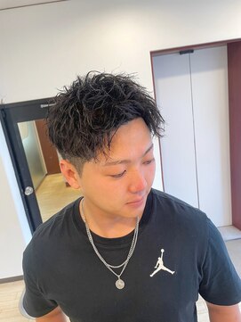 ブレイズ コクラ(BLAZE KOKURA) 男らしい刈り上げショート×ピンパーマ