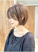 大人ショートボブ長めショートショートヘア30代40代50代表参道